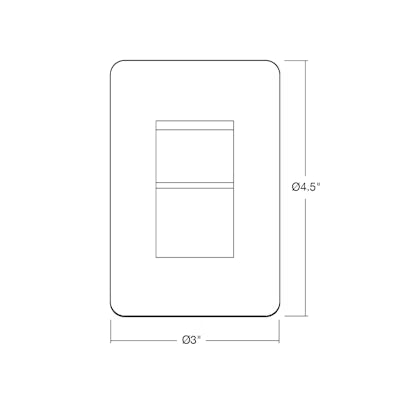 Envision LED PIR Bi-Level + Daylight, Wall Sensor SILVAIR, White, S-WM-PIR-CUNV-SL