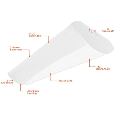 Envision LED 2' ARCY-Line, LED Wrap, 5CCT Selectable 65k/50k/40k/35k/30k, White, LED-WRP-ARC-14iX2FT-3P25-5CCT