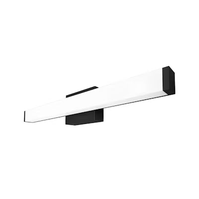 Envision LED Vanity Light, 21.5" Square Full, 5CCT Selectable 27K/30K/35K/40K/50K, Black, LED-VT-SQFT-22-3P19-5CCT-BL