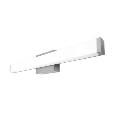 Envision LED Vanity Light, 33" Square Full, 5CCT Selectable 27K/30K/35K/40K/50K, Brushed Nickel, LED-VT-SQFT-33-3P30-5CCT-BN