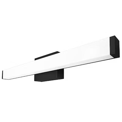 Envision LED Vanity Light, 45" Square Full, 5CCT Selectable  27K/30K/35K/40K/50K, Black, LED-VT-SQFT-45-3P36-5CCT-BL
