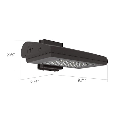 Envision LED Full Cut Off Wall Packs, ARCY-Line,  3CCT Selectable 30k/40k/50k,  Bronze, LED-WPFC-ARC-3P65-TRI-BZ-PC