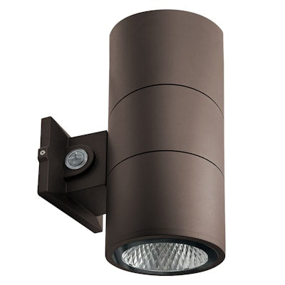 Envision LED 6" Cylinder Up and/or Down Light, ARCY-Line,  3CCT Selectable 30k/40k/50k Bronze, LED-CYA-UD-6-3P35-TRI-BZ-PC