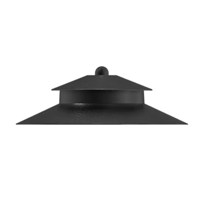 Envision LED Path Light Cap, Style 3, Black, PL-H-ALM-BL-3
