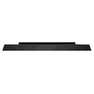 Envision LED Surface Mount Step Light - 9"ch Width - Louver, 5CCT Selectable 27K/30K/35K/40K/50K, Matte Black, LED-STEP-LVR-SM-9-5W-5CCT-BR-MBL-LV