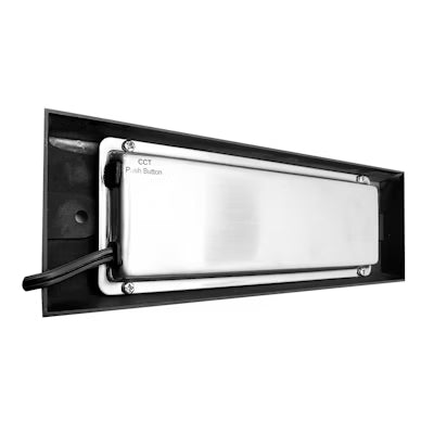 Envision LED Surface Mount Step Light - 9"ch Width - Louver, 5CCT Selectable 27K/30K/35K/40K/50K, , Oil Rubbed Bronze, LED-STEP-LVR-SM-9-5W-5CCT-BR-ORB-LV