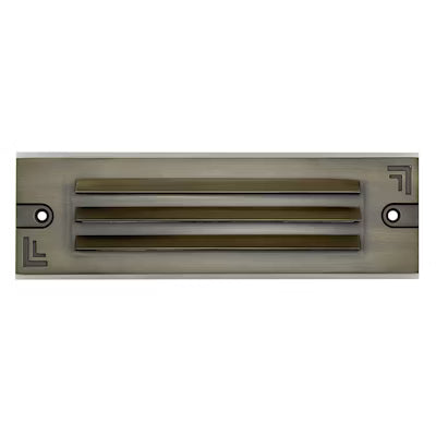 Envision LED Surface Mount Step Light - 9"ch Width - Louver, 5CCT Selectable 27K/30K/35K/40K/50K, , Oil Rubbed Bronze, LED-STEP-LVR-SM-9-5W-5CCT-BR-ORB-LV