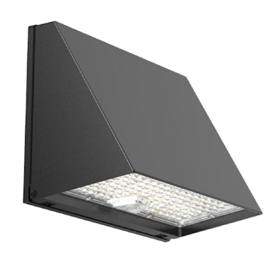 Envision LED FC-Line, Modern Trapezoid Wall Packs,  3CCT Selectable 30k/40k/50k, Black, LED-WPFC-TRZ-5P60-TRI-BL-PC