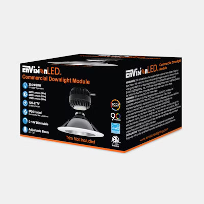 Envision LED 4, 6, 8, 10" 30W Module, ARCY-Line, 5CCT Selectable 27K/30K/35K/40K/50K, White, LED-CADM-3M30-5CCT-UNV