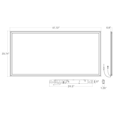 Envision LED Arcy-Line, 2X4 LED Frame Panels, LED-FRM-2X4-3P45-TRI