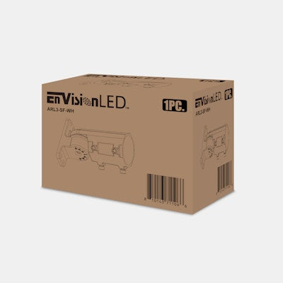 Envision LED ARL3 Slip Fitter, White, ARL3-SF-WH