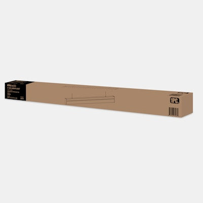 Envision LED C-Line, Eco Linear fixture, 5CCT Selectable 50k/40k/35k/30k/27k, Black, LED-ELIN-4FT-3P50-5CCT-BL