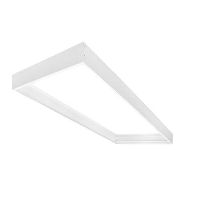 Envision LED 1x4 Surface Mount Kit 3" Height for all panels and troffers, White, 1x4-SM-3