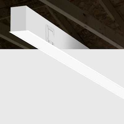 Envision LED ARCY-Line, 8' Architectural Linear Downlight T-Bar, 5CCT Selectable 50k/40k/35k/30k/27k, White, LED-ALIN2-8FT-3P100-D-5CCT-WH-TB