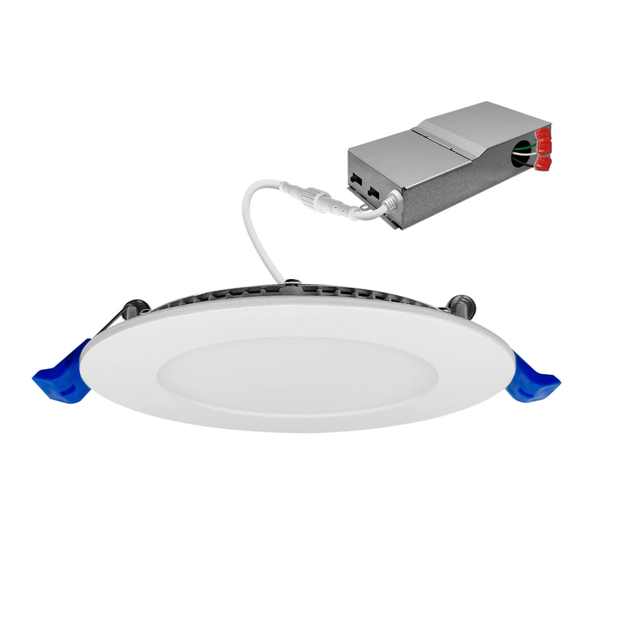 Envision LED 6 In. Slim Panel, 9/12/17W, CCT Selectable, 120-277V, 0-10V Dimming, White, LED-SL-PNL-6R-3P17-5CCT-UNV