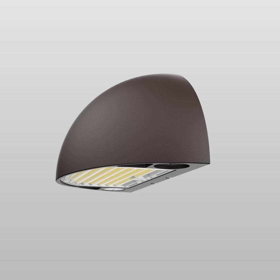 Utopia Lighting ALW-Q LED Architectural Wall Mount Quartersphere, 40-80W, 3000/4000/5000K, 120-277V, Dark Bronze, ALW-Q-4SM-3T-UNV-BZ