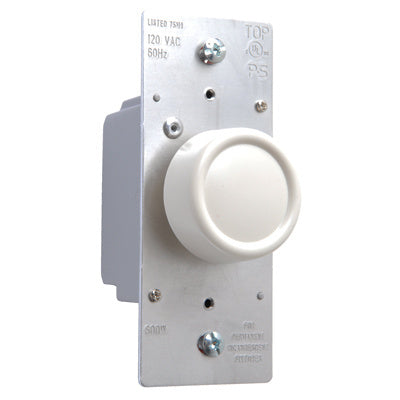 Rotary R Series Dimmer, White