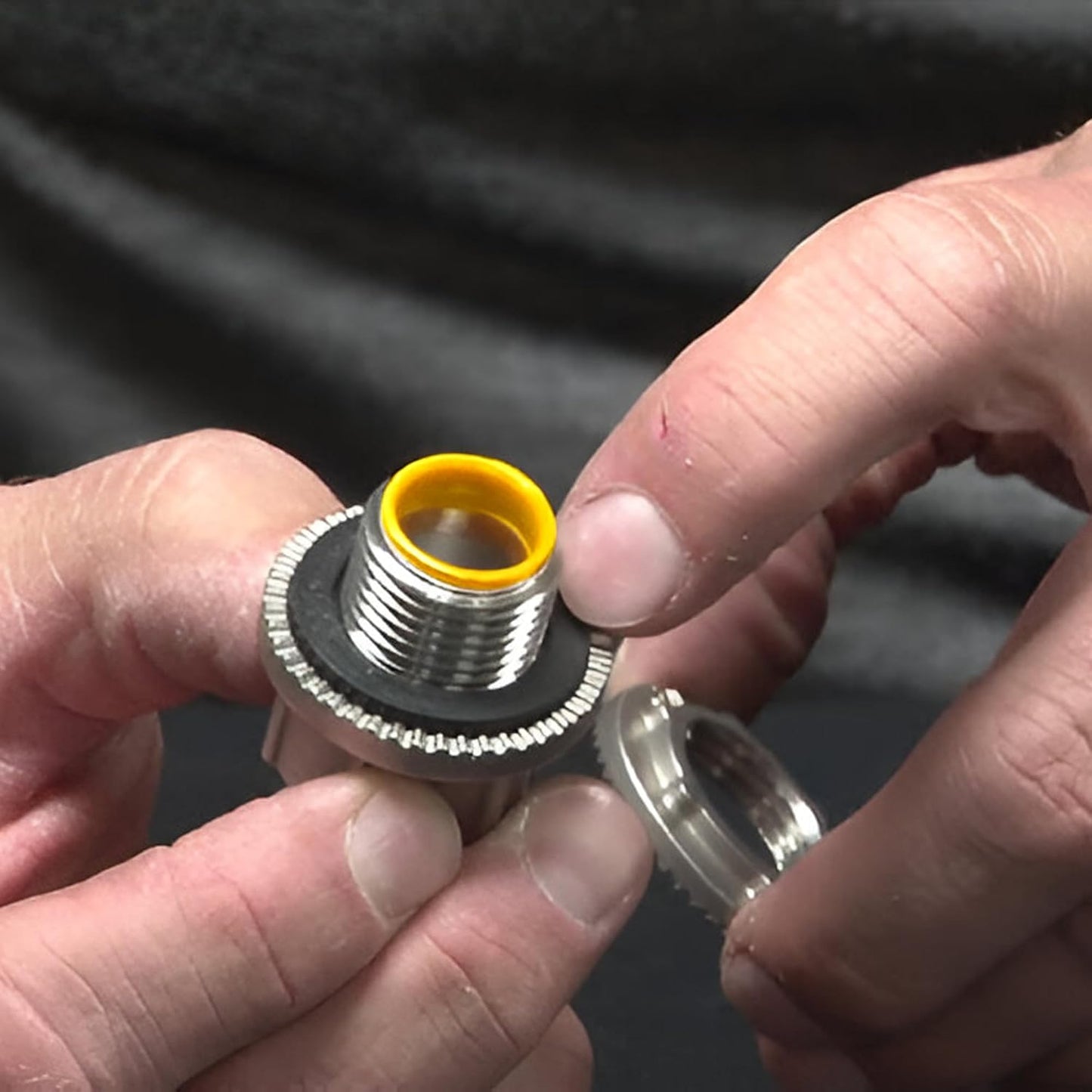 Select 10 Pack Lighting Zinc Die Cast Myers Hub, 3/4 Inch Watertight Conduit Hub with O-Ring and Threaded Connection, Liquid Tight Conduit Connector