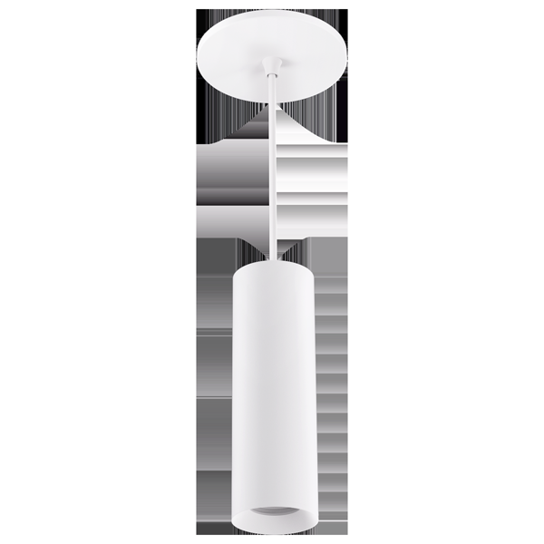 Elco Lighting Koto Sylo 3" Pendant, 12" Cable, White, EKS36PDW