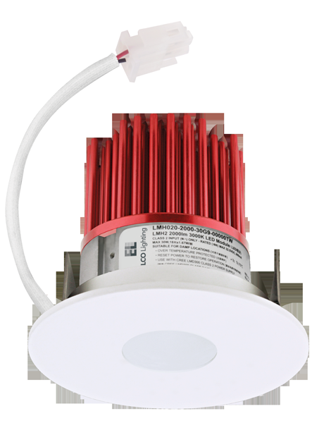 Elco Lighting Cedar 3" Pinhole Housing, 850–1000 lm, 2700K, 120/277V, Triac/ELV Dimming, E329C0827B