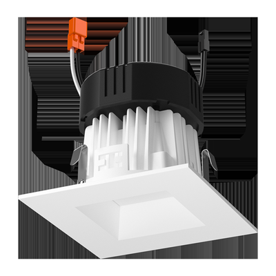 Elco Lighting 4" Square Insert, 0-10V, CCT Selectable, Black, EL487CT5BB