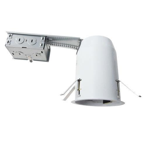 Elco Lighting 4 In. Remodel IC Airtight Housing, GU24 Base, EL99RICA-G24