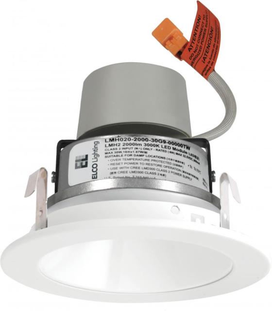 Elco Lighting 4" Reflector LED Light Engine, 8.8–31W, CCT Selectable, CRI93, 0-10V/Triac/ELV, E410R0835W