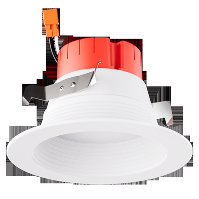 Elco Lighting 4" Round LED Baffle Insert, 10.8W, CCT Selectable, CRI93, Triac/ELV, White, EL410CT5W