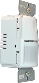 PIR Wall Switch Occupancy Sensor, 347V, White