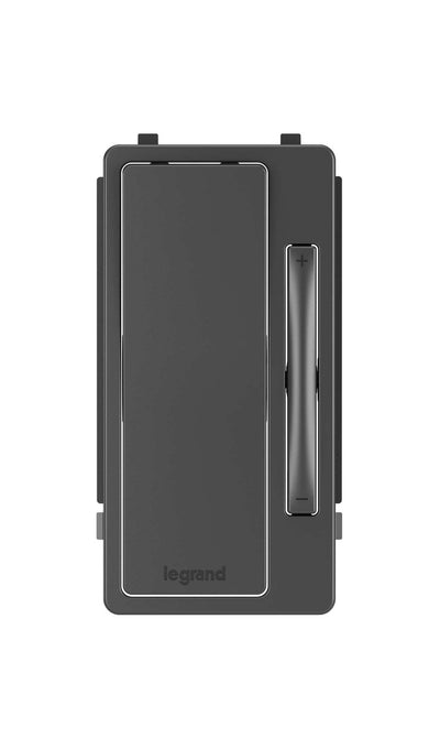 RADIANT® INTERCHANGEABLE FACE COVER FOR MULTI-LOCATION REMOTE DIMMER, BLACK