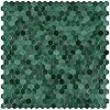 Select 5 Pack Hexagon Peel and Stick Backsplash Tiles, Self Adhesive Metal Backsplash Stick On Aluminum Tiles for Kitchen Bathroom, 12” x 12” Wall Tiles w/10 Edge Pieces, Hunter Green