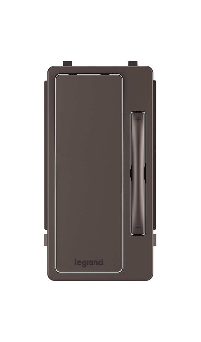 RADIANT® INTERCHANGEABLE FACE COVER FOR MULTI-LOCATION REMOTE DIMMER, DARK BRONZE