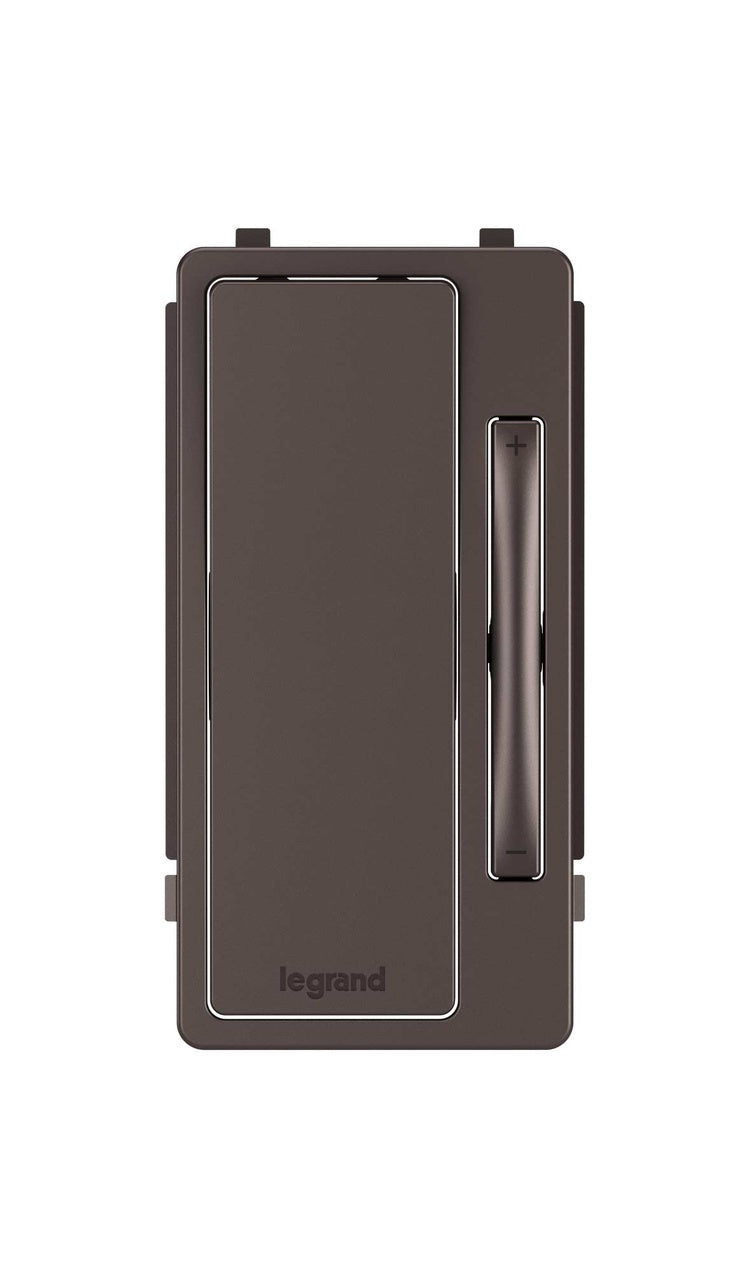 RADIANT® INTERCHANGEABLE FACE COVER FOR MULTI-LOCATION REMOTE DIMMER, DARK BRONZE