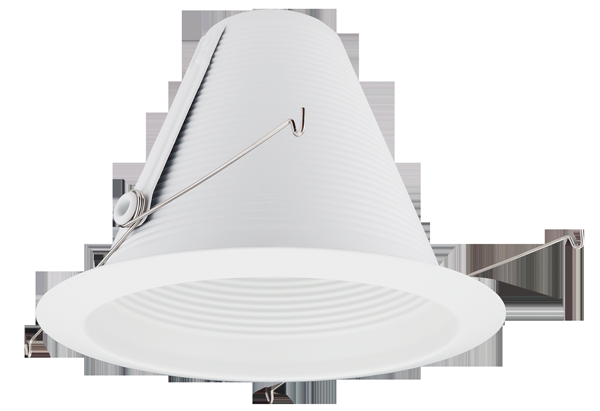 Elco Lighting 6" Baffle Trim Airtight, Black Ring, ELM300BB