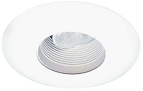 Elco Lighting 6 In. Trim with 3.375 In. Baffle, White, EL593W