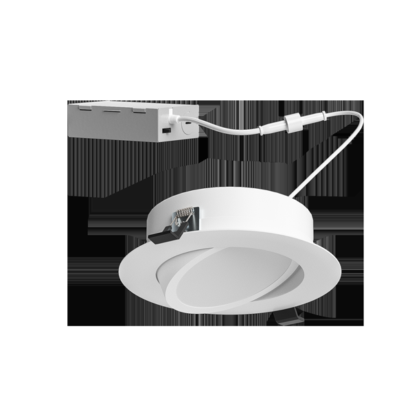 Elco Lighting ERT613 Ultra Slim LED Round Panel Light, 15W, CCT Selectable, CRI90, Triac/ELV Dimming, White, ERT613CT5W