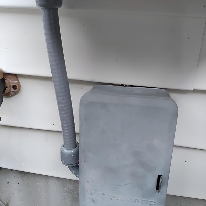 SELECT 50 Pack Lighting PVC Liquid Tight Connector, 1“ Straight Flexible Conduit Connectors, Non-Metallic Conduit Fittings, Safe and Rust Resistant