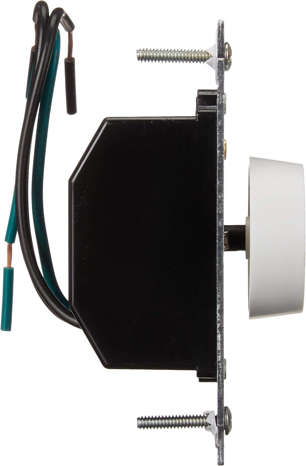 Leviton Trimatron Rotary Dimmer Switch for Dimmable LED, Halogen and Incandescent Bulbs, RNL06-10Z, White