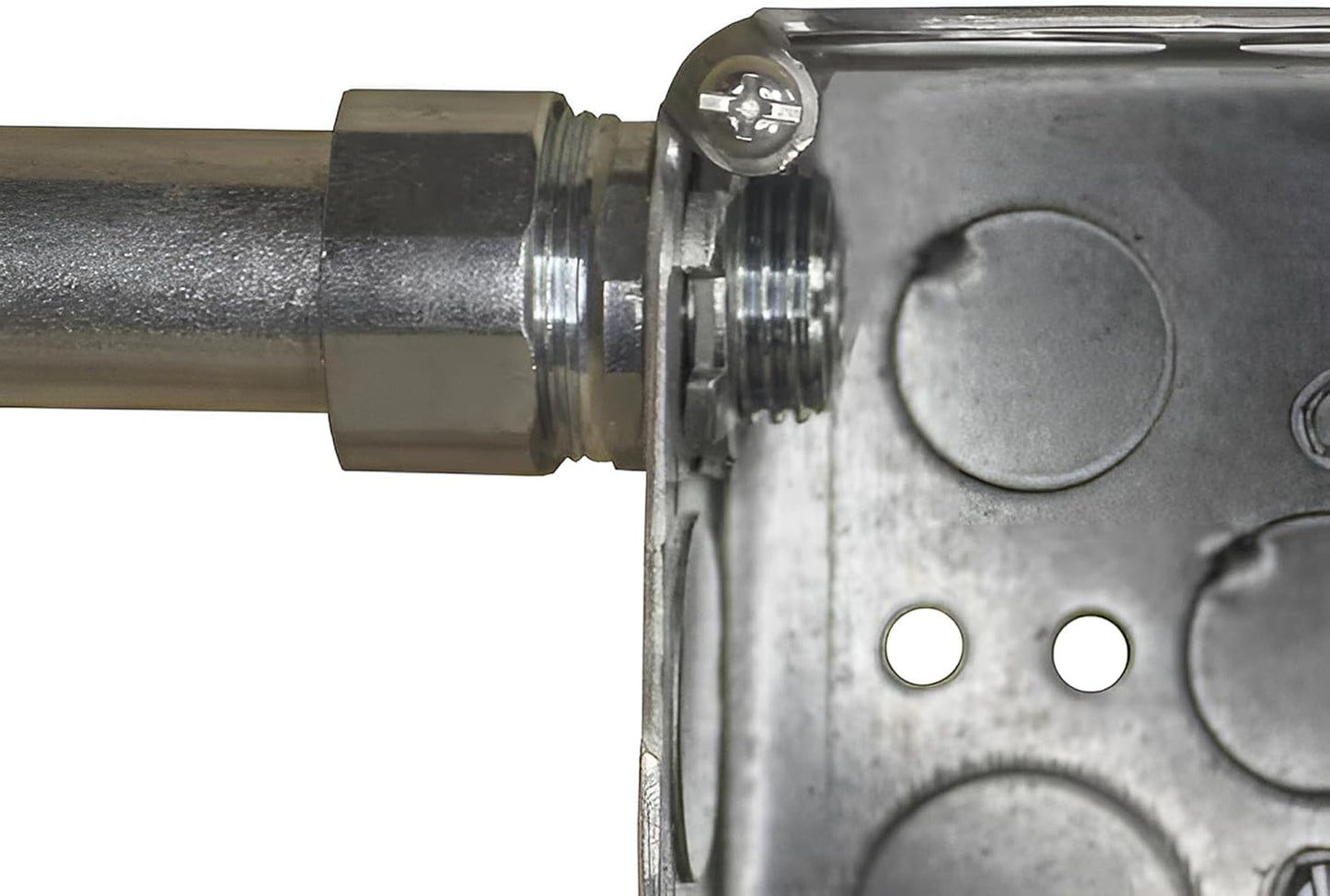 SELECT 5 Pack Lighting Threadless Connector, 2 Inch Zinc Plated Steel Compression Connector, Electrical Conduit Fittings for Indoor and Outdoor Use