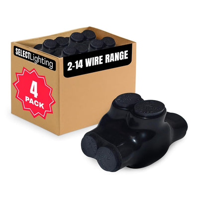 Select Lighting Black Insulated Lugs
