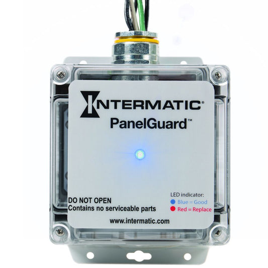 Intermatic L5F21S1DG2 Surge Protective Device, 4-Mode, 120-240 VAC 1 Ph, Type 2, EMI/RFI Filter, Audible Alarm, Form C Contact, Surge Current Rating 50kA
