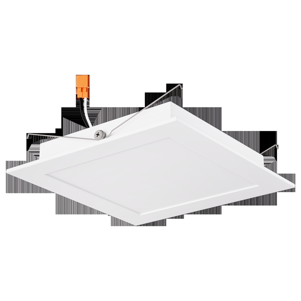 Elco Lighting 8" SQ LED Insert, 9W, CCT Selectable, CRI90, 120-277V, IC Rated, EL881CT5W