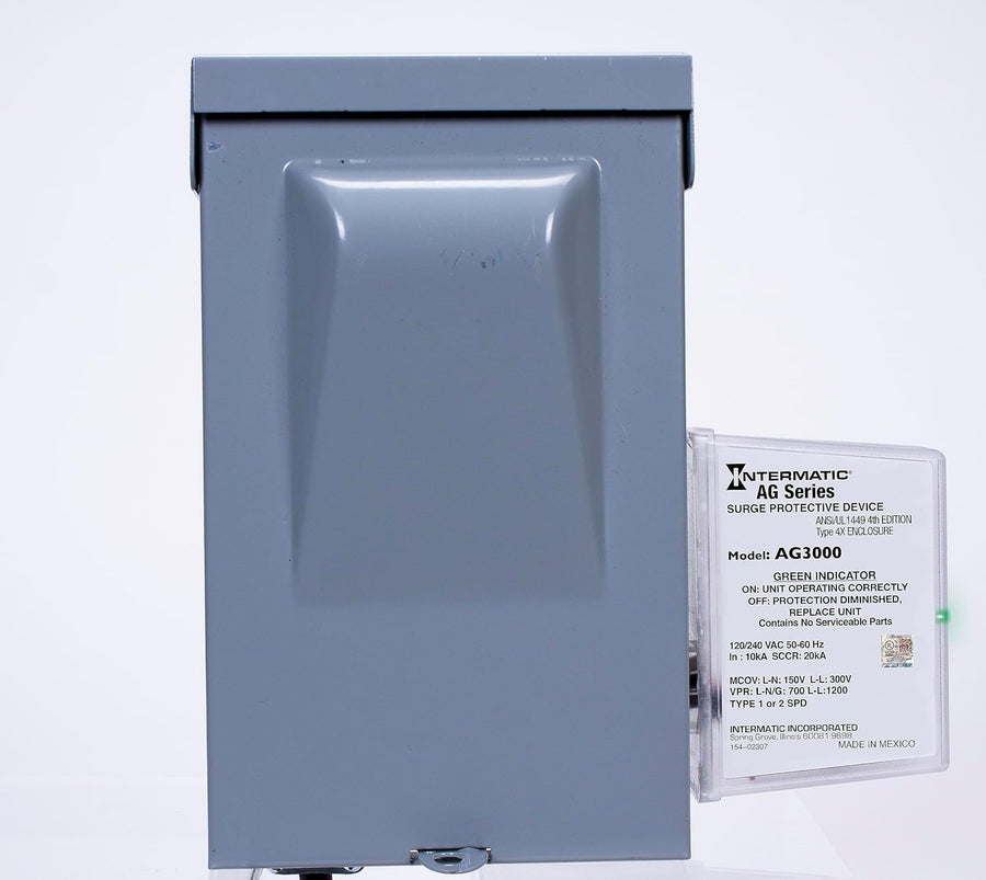 Surge Protective Device, 3-Mode, 120/240 VAC 1Ph, Type 1 or Type 2, Outdoor AG3000