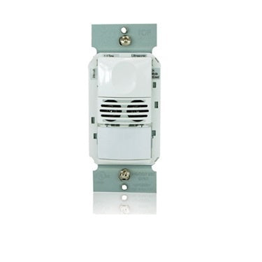 DUAL TECH WALL SWITCH OCCUPANCY SENSOR, 347V, WHITE