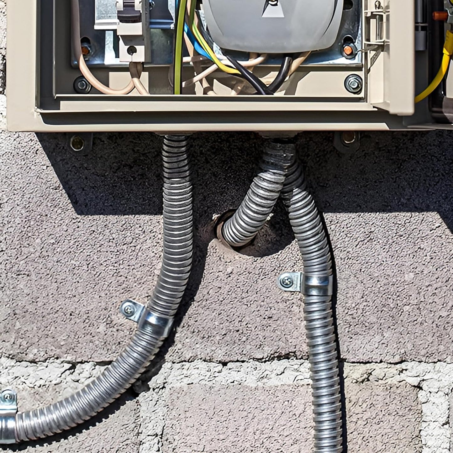 Select 100 Pack Lighting 1 Hole 3/4 Inch Rigid Pipe Straps for EMT, Heavy-Duty Zinc-Plated Steel Clips with Reinforced Rib, Conduit Strap for Pipes, Cables, and Tubes, Snap-On Installation