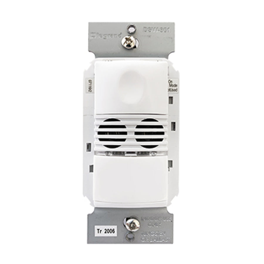 DUAL TECH WALL SWITCH OCC SENSOR 120/277V, WHITE