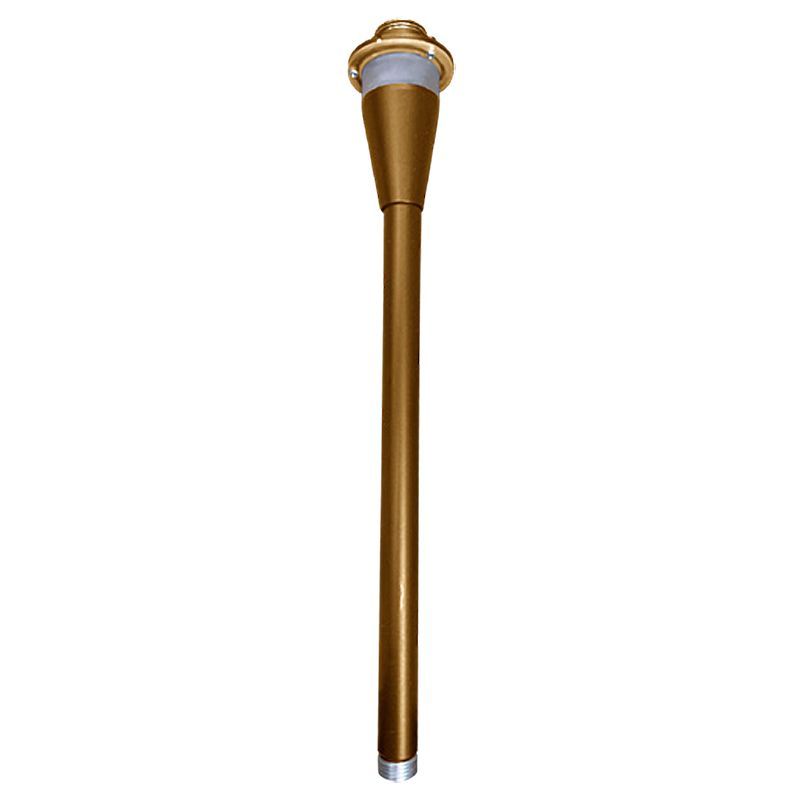 Westgate Push Button RGBW LED Path Lights, 5W, Antique Brass, AA-STEM-22-RGBW-PB-AZ
