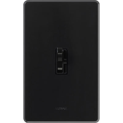 Lutron Ariadni Fluorescent Dimmer, 1000W, 277V, 6A, 3-Way/Single-Pole, Black, AYF-103P-277-BL