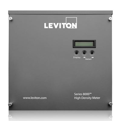 Leviton VerifEye Series 8000 Residential Multiple Point High Density Smart Meter, Phase Config 12x2 with Wiring Harness, S8120-122