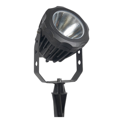 ABBA Lighting CD30 Integrated Aluminum Tree/Spot Light, 30W, 3000K, 1950 lm, 24°, Sandy Black, CD30